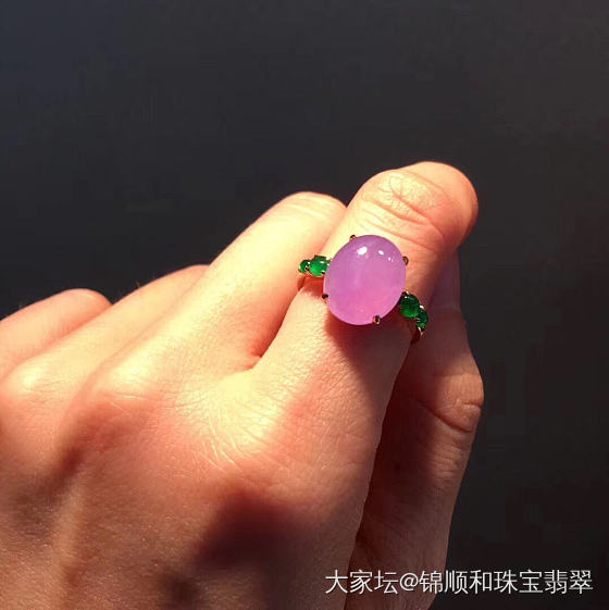 情传美玉，玉润真情_戒指翡翠
