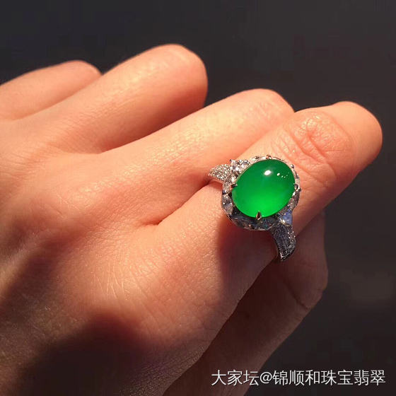 情传美玉，玉润真情_戒指翡翠