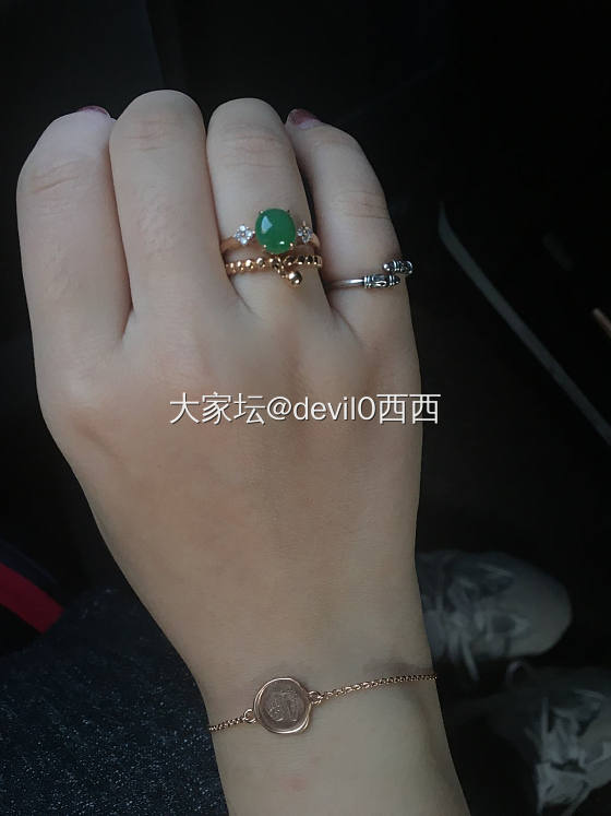 今日份左右手_戒指碧玺