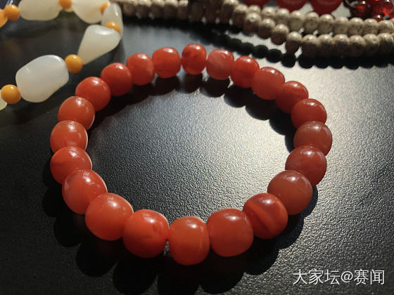懂行的来看看我这南红联合料_珠串南红