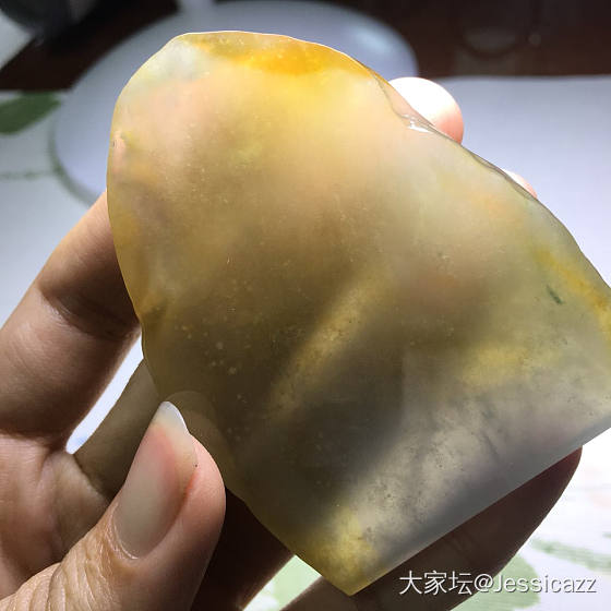 欣赏美，分享一下_明料翡翠