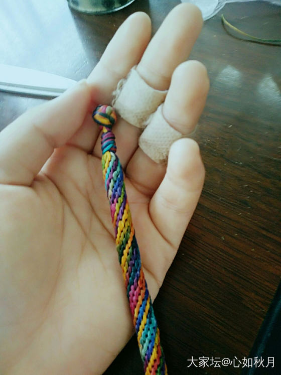 蜡线轮回完工啦_编绳