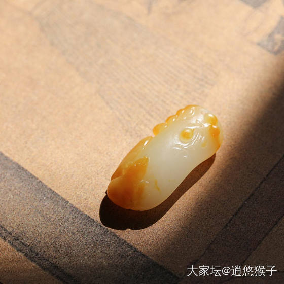 自己非常心爱的籽料，非常的玉种，有人同爱不？_和田玉