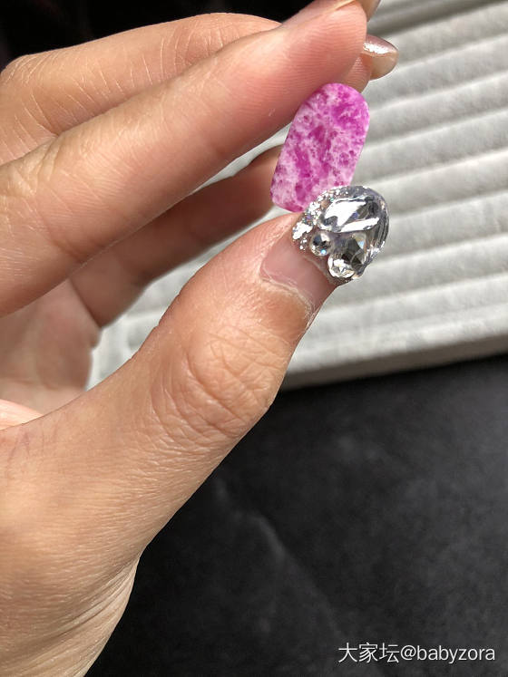 舒俱来 樱花草莓奶昔 戒面 吊坠_舒俱来