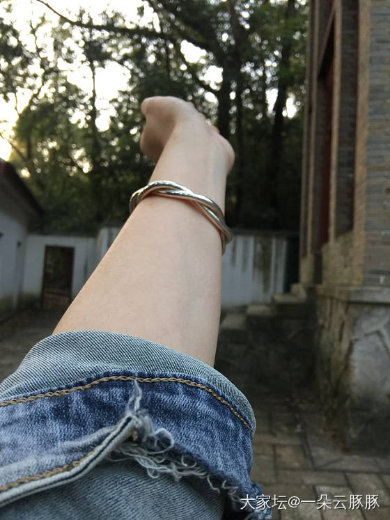 麻花和我_手镯银