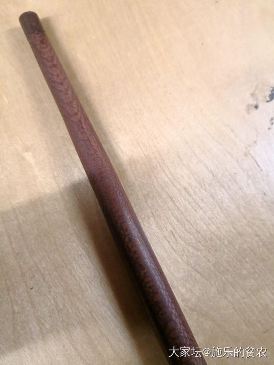 蛇纹木拐杖_木器