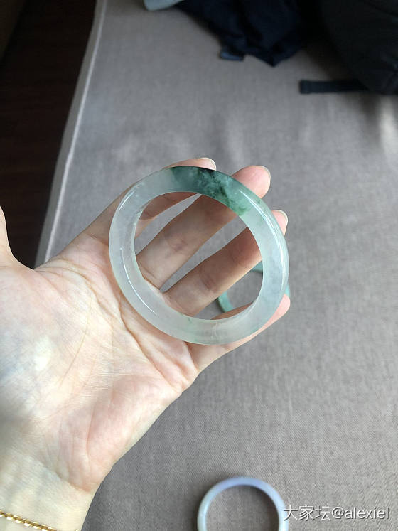 下一步是不是该升级紫镯啦～_手镯翡翠
