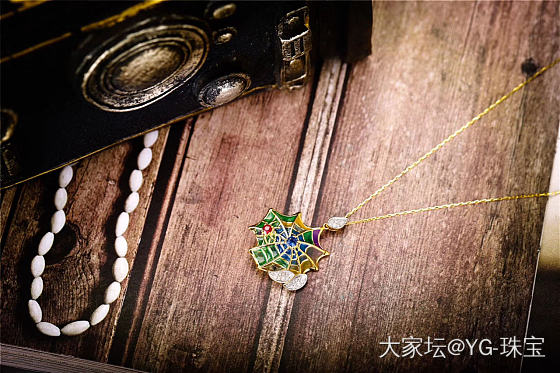 🕷️五光十色的迷人星空，掉入珠宝的网里_金工