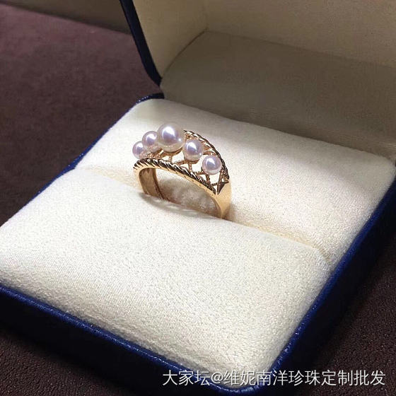 日本工艺
3-6mm粉亮akoya_戒指珍珠