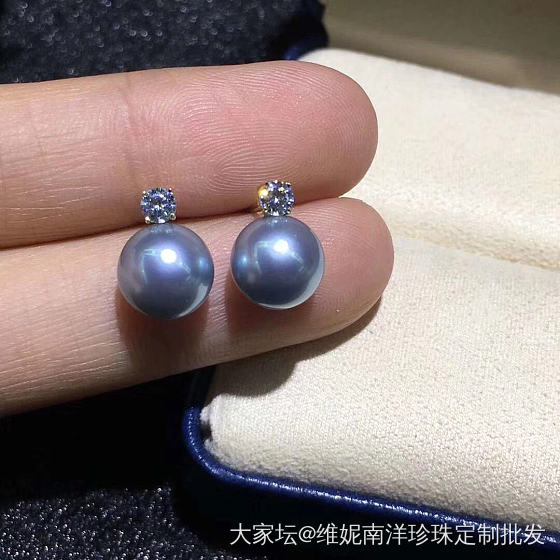 👏👏双十一活动来啦👏👏
8-8.5mm真多嘛经典耳环
正圆，极强光 18k金王妃..._珍珠