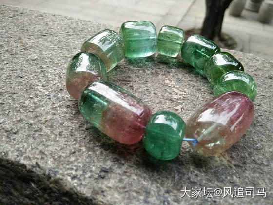 166克的碧玺大手串_珠串碧玺