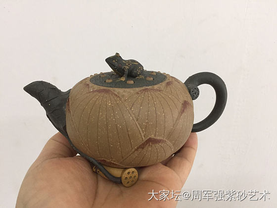 青蛙莲子壶_茶道