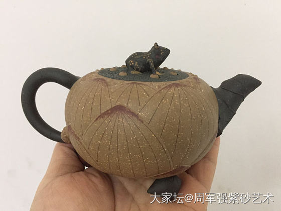 青蛙莲子壶_茶道