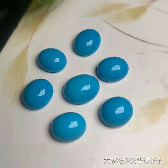 高瓷高蓝完美无暇戒面！来挑.[勾引]_蛋面松石