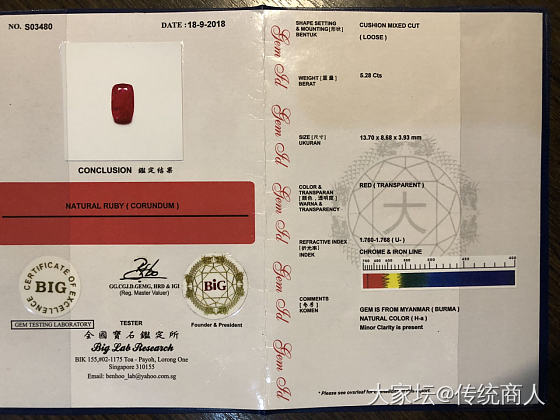5.28ct红宝石_红宝石
