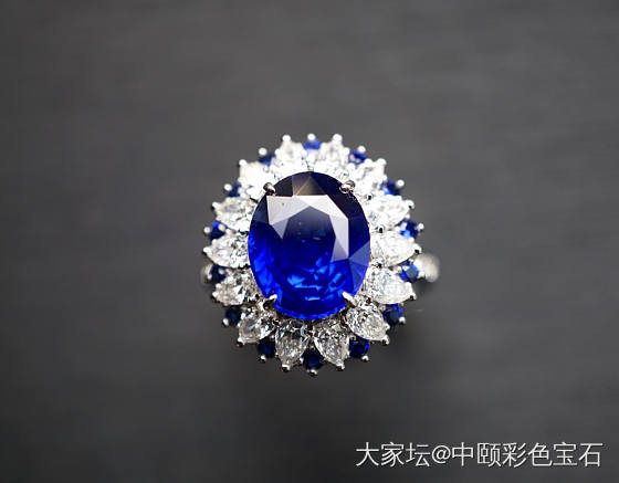 #中颐旗舰top quality of Blue Sapphire#5.06ct_戒指蓝宝石