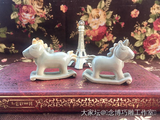原创设计的独角兽吊坠/小摆 抛光好了 每个女孩心里都住着一只独角兽_戈壁玛瑙
