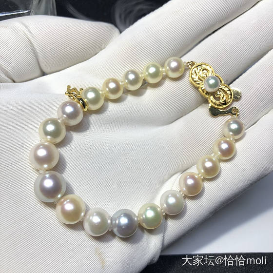 日本海水珠糖果色手链，超值的特价_手链珍珠