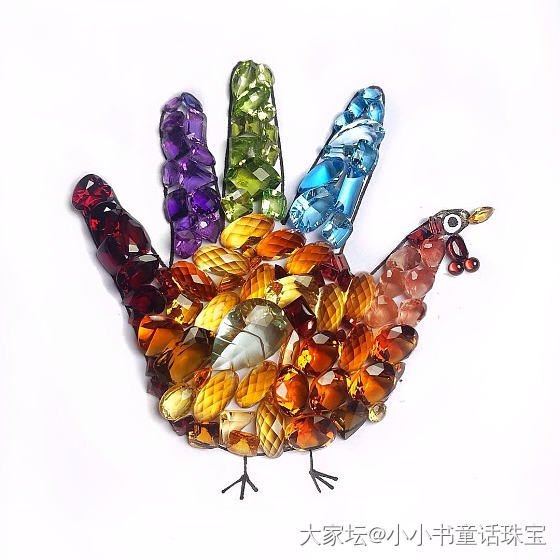 有趣的宝石涂鸦_彩色宝石