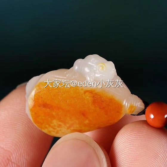 今早起床以为自己在仙境里，雾好大啊_挂件和田玉