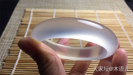 天然玻璃种白冰玉髓_手镯玉髓玛瑙