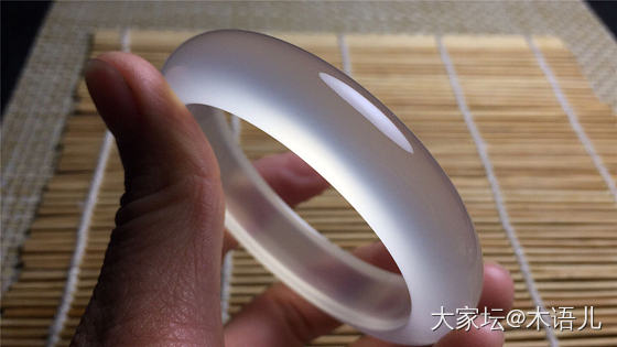天然玻璃种白冰玉髓_手镯玉髓玛瑙
