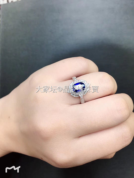 刚出炉的  蓝宝石戒指_戒指蓝宝石