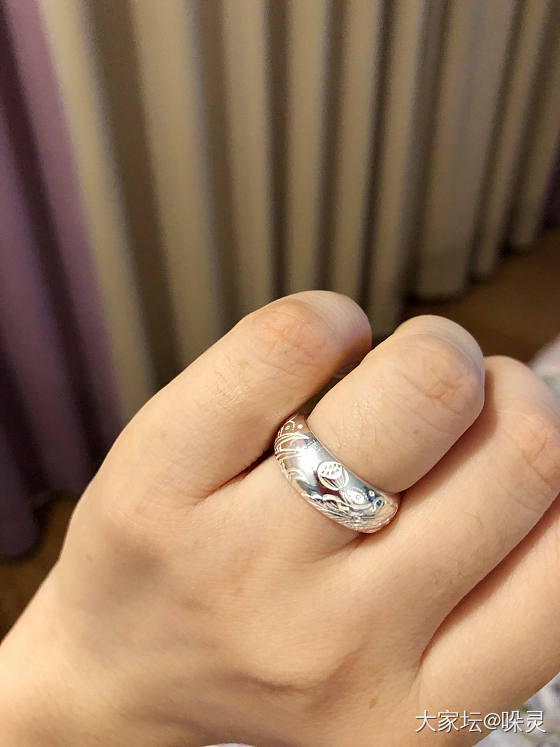 醉荷戒💍_戒指银