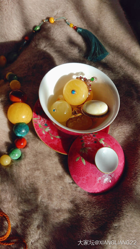 日光浴_蜜蜡茶具陶瓷