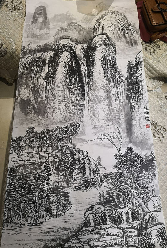 没有珠宝可晒，晒晒这个周末的作业_国画