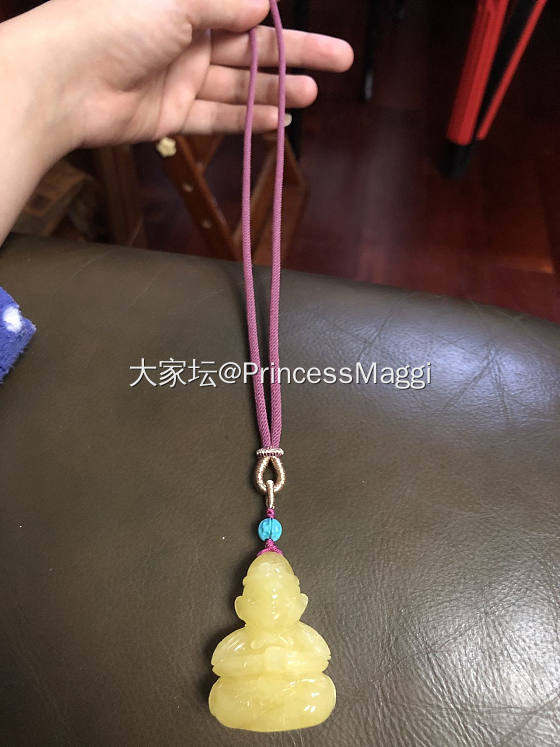 开原石定做的蜜蜡大圣😂_吊坠蜜蜡