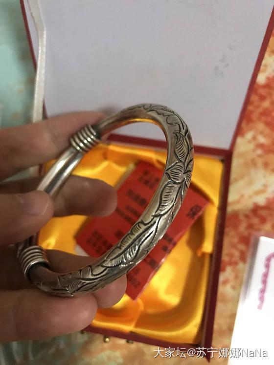 丽银坊的银子_手镯银