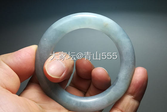 蓝镯子圆镯子_手镯翡翠