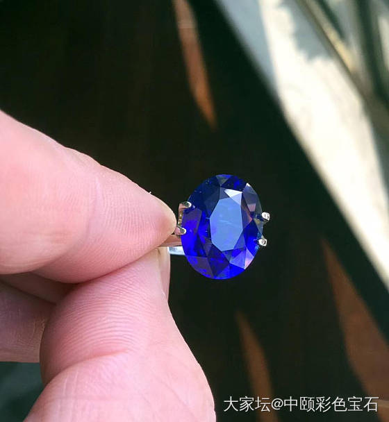 ##中颐旗舰天然皇家蓝蓝宝石##  9.20ct  GRS证书_戒指蓝宝石