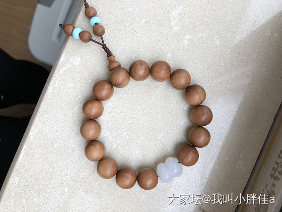 和田玉 松石 老山檀的混搭_珠串老山檀