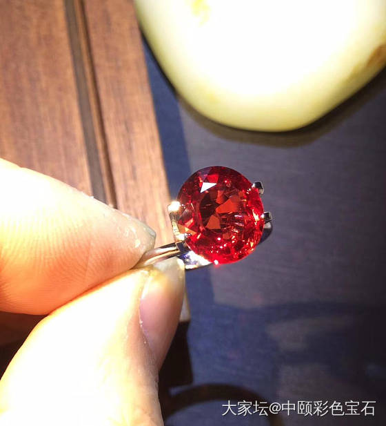 ##中颐旗舰天然未加热鸽血红红宝石## 4.24ct  GRS证书_刻面宝石红宝石名贵宝石