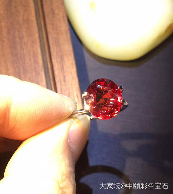 ##中颐旗舰天然未加热鸽血红红宝石## 4.24ct  GRS证书_刻面宝石红宝石名贵宝石