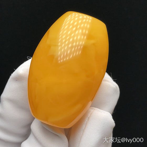 鸡油红单桶_琥珀蜜蜡