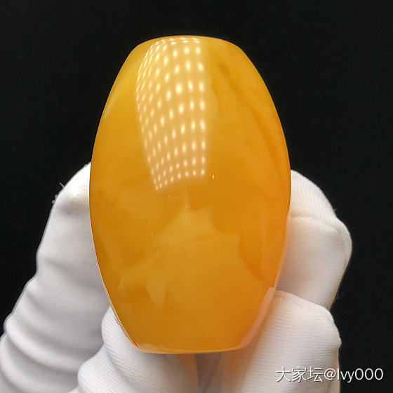 鸡油红单桶_琥珀蜜蜡