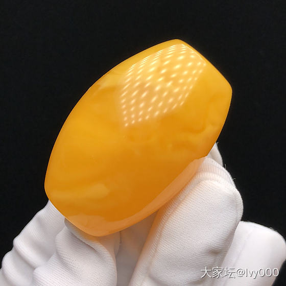鸡油红单桶_琥珀蜜蜡