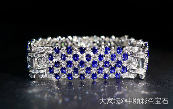 ##中颐旗舰荣誉出品天然皇家蓝蓝宝石手链##  22.70ct_手链蓝宝石