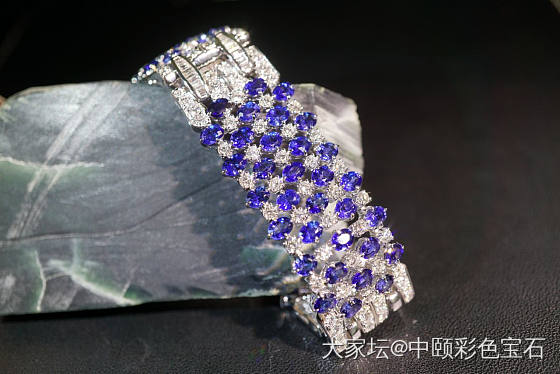 ##中颐旗舰荣誉出品天然皇家蓝蓝宝石手链##  22.70ct_手链蓝宝石