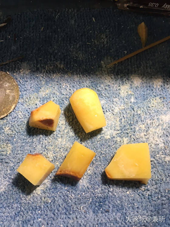 遇到大裂的料子怎么办_打磨琥珀蜜蜡