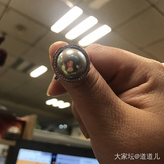 今天的装备_戒指海水珍珠