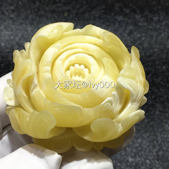 蜜蜡牡丹花_琥珀蜜蜡