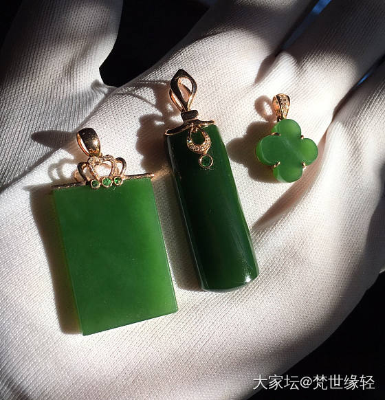 蛮有沉淀感的碧玉_和田玉