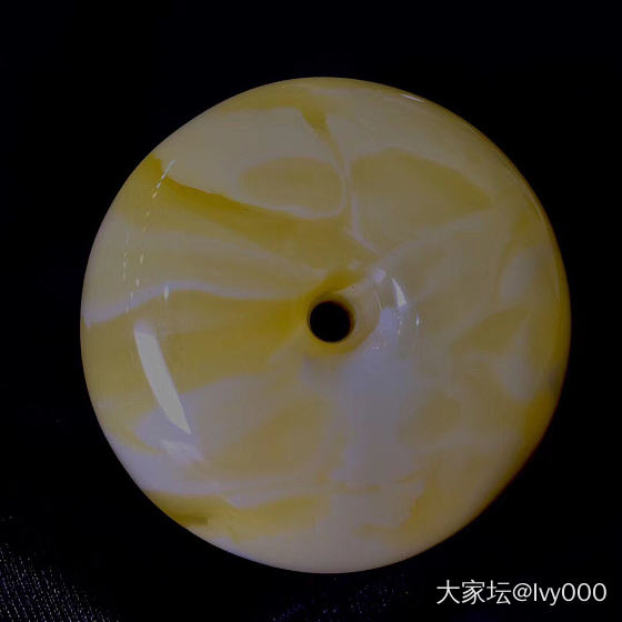 妖花平安扣_琥珀蜜蜡