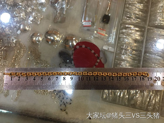 量尺寸的方式方法很重要_手链打金金