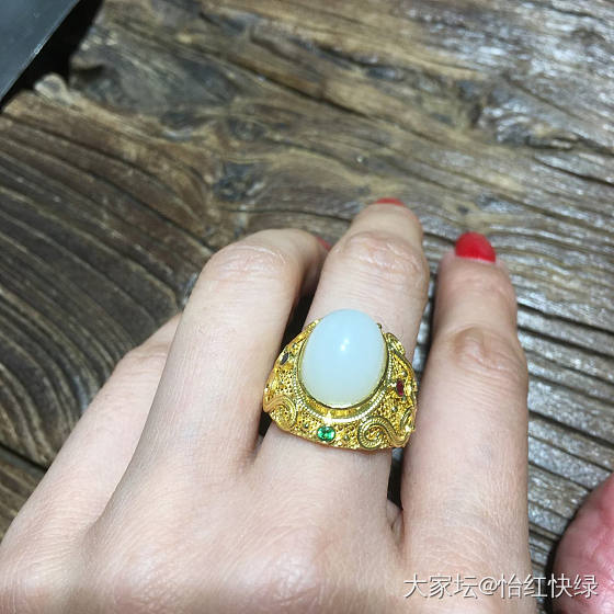 花丝和田玉戒指_戒指和田玉