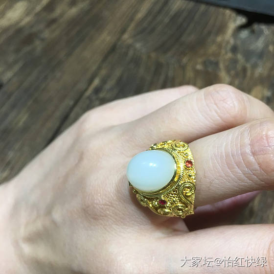 花丝和田玉戒指_戒指和田玉
